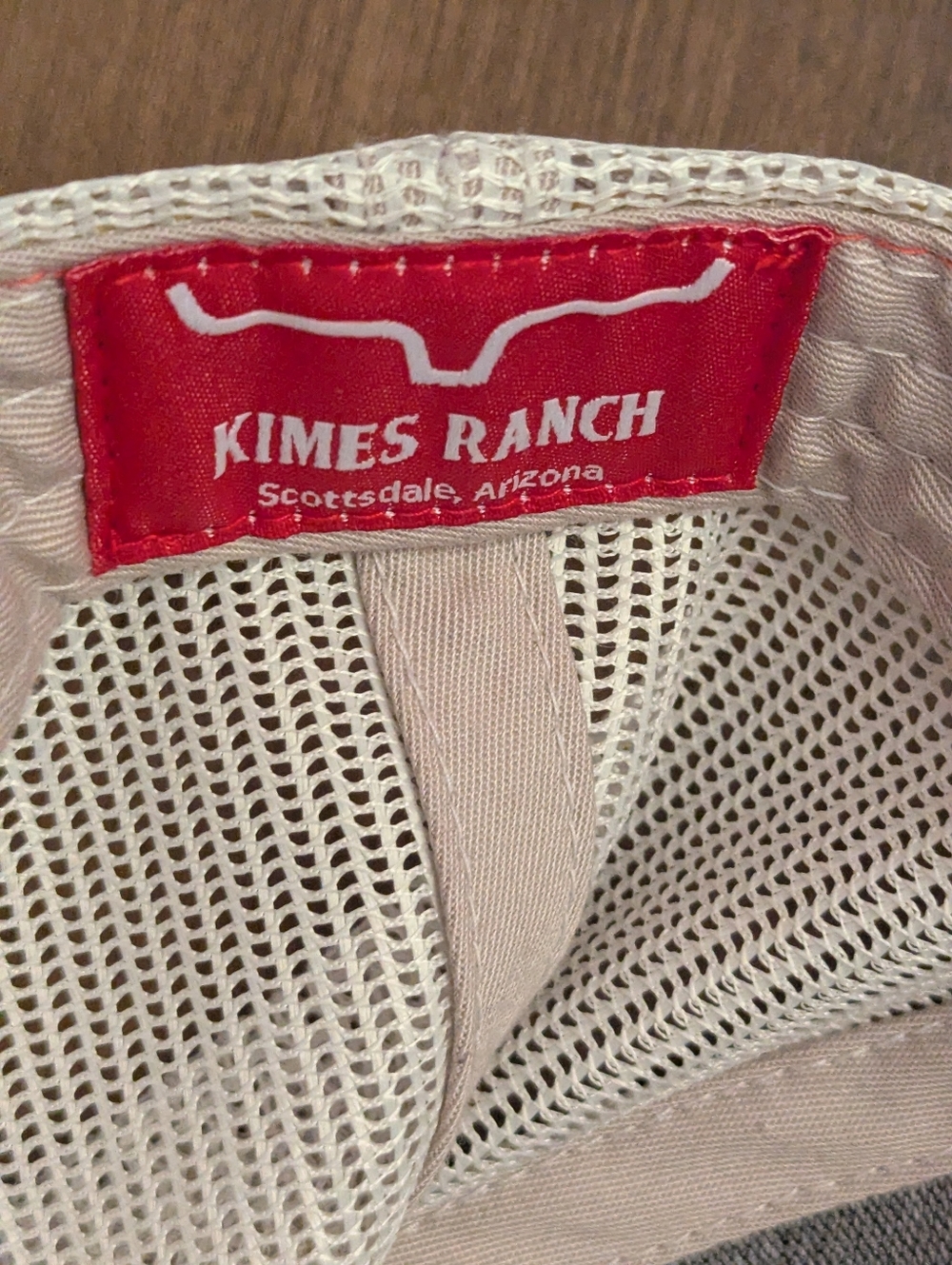 Kimes Ranch Trucker Hat Coral White Mesh Snapback Western Cap Adjustable - Picture 3 of 6